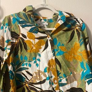 Chico's Multicolor Floral Blouse